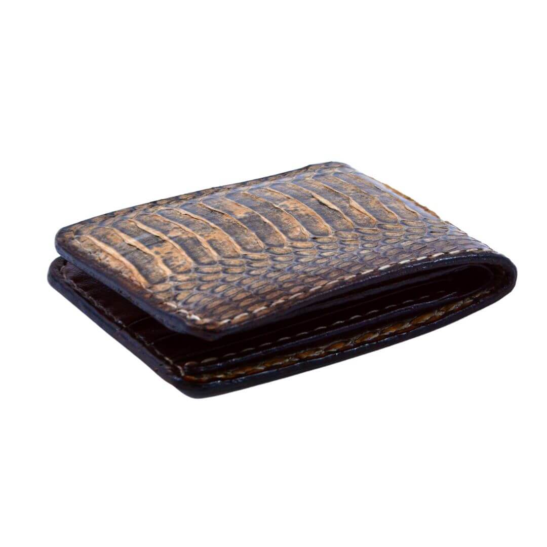 Genuine leather wallet (men's snake skin wallet) – eFonoon هدايا